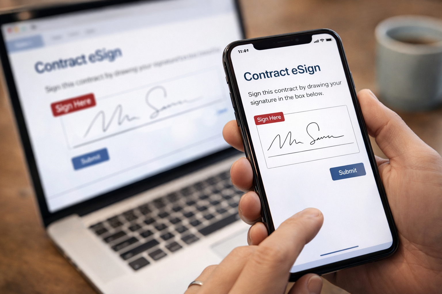 eSign contract platform