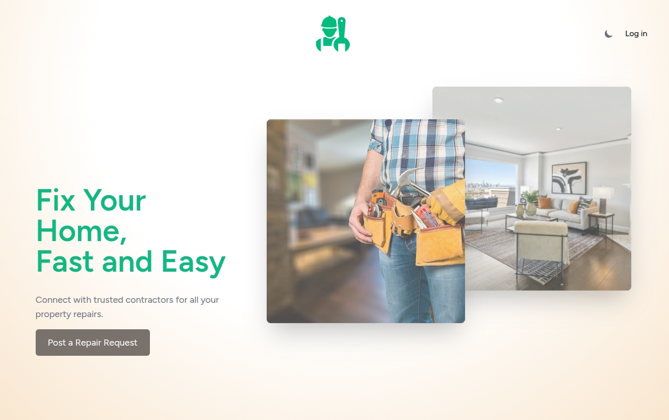 Handyman and property owner portal