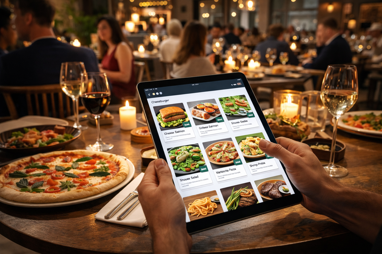 Restaurant menu and ordering system